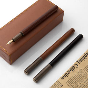 Stylos de démarrage pour débutants, en métal lisse, classiques, pour étudiants, emballage lâche, fournitures d'art et de <span class=keywords><strong>calligraphie</strong></span> - Product Image 2