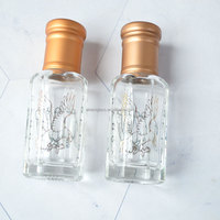 Nouveau Design octogone rouleau sur verre royal bouteille de parfum 3ml 6ML 12ML Attar Oud bouteilles en verre d'huile