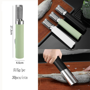 Электрический маленький нож для рыбы из нержавеющей стали инструменты для рыбной чешуи бытовые кухонные небольшие кухонные инструменты для масштабирования рыбы - Product Image 3