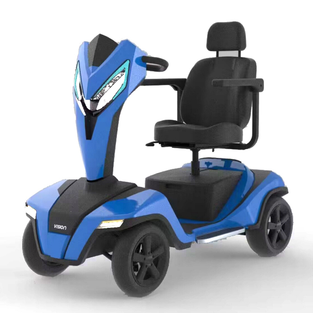 4 Wheel Electric Mobility Scooter for Seniors Disabled EEC Approved 1400W PG Controller Handicapped Electric Mobility Scooter