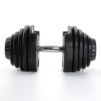 Haltères réglables, nouveau Design spécial de, entraînement de levage du poids, outil à domicile rapide, 40kg 90lb