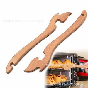 Wooden Oven <b>Puller</b> Solid Wood Long Handle Baking Pan Opener For Oven Use - Product Image 1