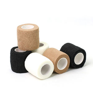 เทปพันผ้าพันแผลผ้าฝ้ายแบบเหนียวยืดหยุ่นแบบมีกาวในตัวเทปพันผ้าไม่ทอสำหรับนักกีฬาผ้ากอซพันสำหรับนักกีฬากีฬา - Product Image 6
