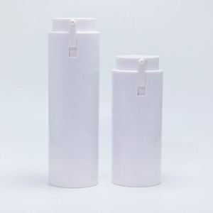 ขวดปั๊มสุญญากาศแบบเปลี่ยนได้ PP AS 50 มล. ดีไซน์ใหม่ สีดำคู่ สำหรับเครื่องสำอาง ขวดครีมบำรุงผิวหน้า 30 มล. สำหรับเซรั่ม - Product Image 3