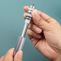 Couteau pliant portable mini en acier inoxydable pour extérieur, coupeur d'art express invisible pour démontage de fenêtres, personnalisable, usage industriel