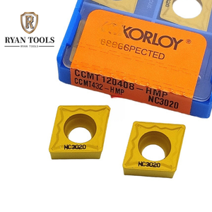 Ccmt060204 ccmt09t302 ccmt09t304 CCMT120404-HMP nc3020 korloys Carbide chèn công cụ tiện CNC cắt chèn công cụ tiện - Product Image 6
