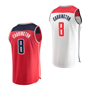 Erkekler Washington # 8 Carlton Carrington Basketbol Forması İşlemeli Nefes Alabilen Hızlı Kuruyan Yazlık Gömlek Logoları Dikişli Üniforma - Product Image 1