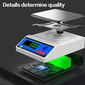 Balance analytique intelligente électrique 200g/0,001g 1mg avec base métallique - Product Image 5