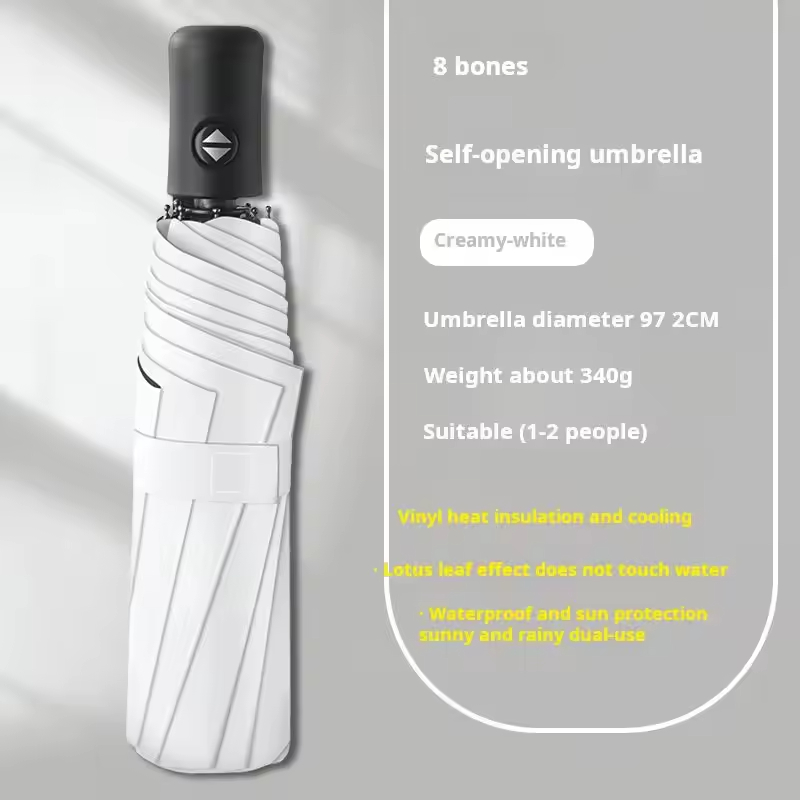 8K Automatic Umbrella(White)