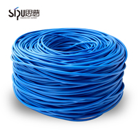Cable de Red UTP Ethernet Cat6A Cat5e para Interiores y Exteriores, 305m, de Fábrica OEM SIPU 2026