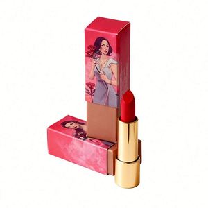 OEM Silver Stamped Lipstick White <b>Card</b> <b>Box</b> Premium Metallic Packaging <b>for</b> Lipstick Tubes and Beauty Products - Product Image 2