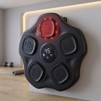 Machine de boxe musicale intelligente personnalisable, montée au mur, cible de boxe électronique interactive, entraîneur de frappe