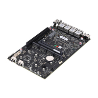 Qotom 11th Gen Intel Core i5 1135G7 Procesador 4 * M.2 NAS Placa base ITX 4 2,5G LAN Mini PC Linux Router Placa base