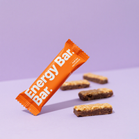 Emballages de barres imprimés personnalisés pour chocolat et barres énergétiques thermoscellage emballage de qualité alimentaire avec logo