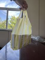 Vente directe d'usine - Sacs en plastique écologiques rayés multicolores personnalisés - Sacs de transport pour fruits, légumes et aliments - Emballage pour marché des agriculteurs