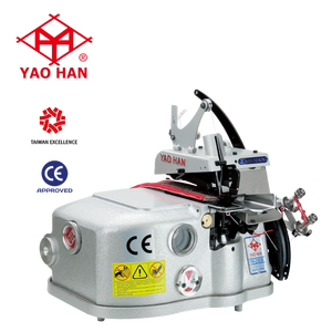 YAOHAN YH-2503K Industrial Flat-Bed Single Needle Three Thread <b>Carpet</b> Overedging Sewing Machine with Cutting Device New - Product Image 1