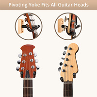 Adjustable U-Shaped Wall Mount Guitar Hanger Soft Holders for Acoustic Guitar Bass Stringed Instruments Parts & Accessories