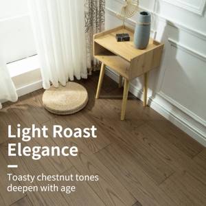 Suelo asado claro <span class=keywords><strong>de</strong></span> roble rojo americano, <span class=keywords><strong>tonos</strong></span> castaños cálidos, moderno, fácil Bloqueo <span class=keywords><strong>de</strong></span> clic para un dormitorio acogedor, sala <span class=keywords><strong>de</strong></span> estar, Villa, Baño - Product Image 2