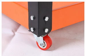 Carro de herramientas de <span class=keywords><strong>3</strong></span> capas con mango y ruedas Gabinete de herramientas de almacenamiento personalizable OEM - Product Image 6