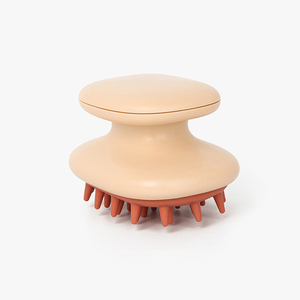Brosse de massage portative double couleur en TPR avec coussin d'air pour animaux de compagnie, pour chiens et chats à poils longs et courts, outil de toilettage pour <span class=keywords><strong>la</strong></span> salle de bain - Product Image 5