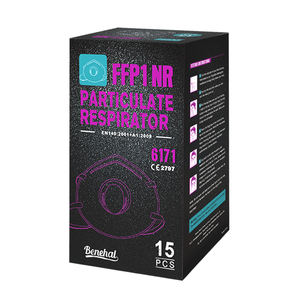 <span class=keywords><strong>Respirator</strong></span> aktif karbon <span class=keywords><strong>FFP1</strong></span>, <span class=keywords><strong>Respirator</strong></span> sekali pakai dengan masker setengah wajah tahan debu, kartrid katun untuk perlindungan debu - Product Image 5
