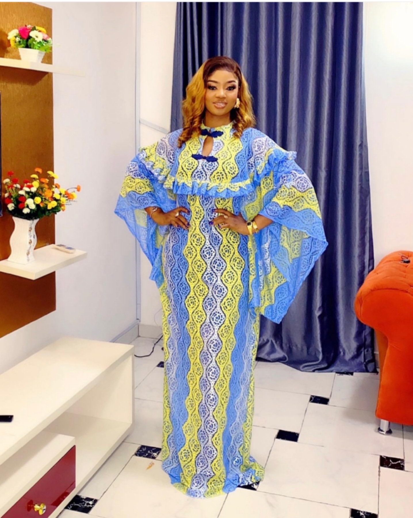 chinese dress ladies African Print Dress|Dashiki Maxi Dress XL main image 0