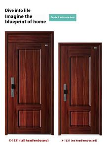 <span class=keywords><strong>Carmen</strong></span> Villa Porte de sécurité intérieure Double porte en aluminium moulé de haute qualité Coulissante latérale étanche Design moderne Classe finie - Product Image 3