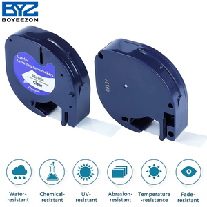 Échantillon gratuit 12mm <span class=keywords><strong>Dymo</strong></span> 91200 <span class=keywords><strong>Ruban</strong></span> <span class=keywords><strong>Letratag</strong></span> blanc Rubans d'imprimante compatibles pour équipement d'étiquettes - Product Image 4