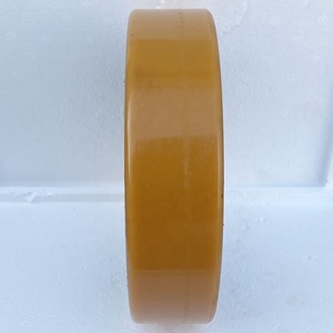 Roues à roulement à billes <span class=keywords><strong>en</strong></span> PU et nylon résistantes à l'usure de 180 mm et 200 mm pour chariots élévateurs, capacité 1000 kg, roulettes pour transpalettes manuels - Product Image 4