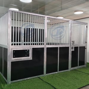 Étable à chevaux personnalisée et portable de style européen en acier galvanisé Écurie préfabriquée avec toit Het Paard - Product Image 1
