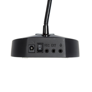Système d'interphone de fenêtre portable haute puissance avec microphone à condensateur et col de cygne, haut-parleur filaire bidirectionnel pour magasins et entreprises - Product Image 3