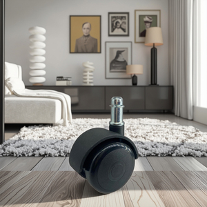 Rodízios Giratórios Modernos Universais de Nylon PU de 2 Polegadas (50mm) para Cadeira de Escritório e Sala de Estar, Capacidade de Carga de 45kg, Design Durável e Silencioso - Product Image 3