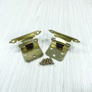 Factory supplier high quality Self-closing inline cabinet door hinges American vintage style cabinet hinges