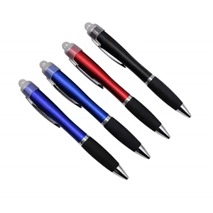 Bolígrafo con Logotipo Luminoso Personalizado con <span class=keywords><strong>Punta</strong></span> Táctil, Bolígrafo con Luz para Marca Corporativa, Logotipo Brillante Grabado con Láser, Bolígrafo Promocional - Product Image 1