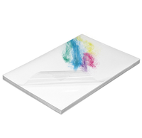 Papel de etiqueta de vinilo holográfico transparente blanco brillante A3 A4 al por mayor para impresora de inyección de tinta o láser