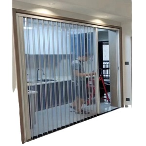 Porte pliante en verre, porte pliante en verre trempé, isolation thermique, design contemporain pour l'intérieur - Product Image 1