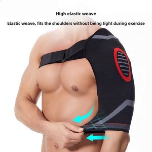 1Pcs Adjustable Elastic <b>Shoulder</b> <b>Strap</b> Sports <b>Strap</b> <b>Shoulder</b> Pads Fitness Sprain Strain Fixed Compression Joint Brace - Product Image 3