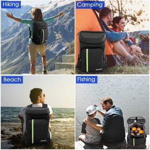 Waterproof 40 Cans Large Capacity Cooler Bag for Men Women <span class=keywords><strong>Lunch</strong></span> Picnic Hiking Soft Beach Cooler Backpack - Product Image 6