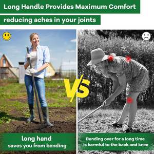 เครื่องมือทำสวนแบบ2-in-1สำหรับงานหนัก62นิ้วมีด้ามยาวปรับได้ - Product Image 5