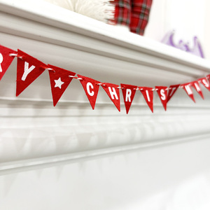 <span class=keywords><strong>Guirnalda</strong></span> de Letras Navideñas Miniatura para Decoración Interior/Exterior, Pancarta, Banderín, <span class=keywords><strong>Tela</strong></span> Ecológica y Duradera para Colgar - Product Image 2