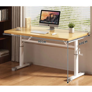 إطار مكتب قابل للتعديل يدويًا للوقوف والجلوس، أفضل مكتب للوقوف متين وقوي - Product Image 3