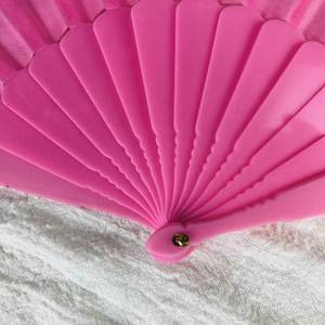 Éventail pliant traditionnel écologique pour la décoration intérieure, les cadeaux d'affaires et promotionnels, style festif peint, logo personnalisé - Product Image 6