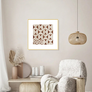 Flolenco thiết kế mới sang trọng hiện đại bức tranh tường nghệ thuật hình chữ nhật Vuông Tường sơn trang trí cho nhà sảnh khách sạn trang trí nội thất - Product Image 4