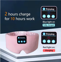 Masque de sommeil Bluetooth en soie de luxe avec écouteurs ultra-fins intégrés