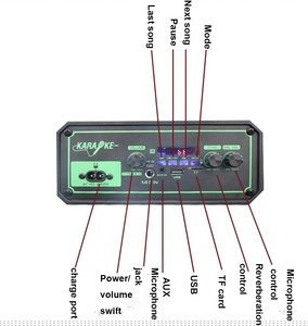 Loa Siêu Trầm 12 Inch Loa Xe Đẩy Karaoke <span class=keywords><strong>Dj</strong></span> Không Dây Cầm Tay Siêu Trầm Có Micrô Và Điều Khiển Từ Xa - Product Image 3