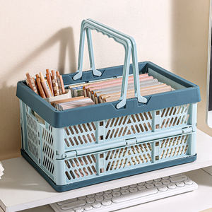 Großhandel Hochwertiger Faltbarer Obst- und Gemüsekorb Günstiger Maßgefertigter Kunststoff Zusammenklappbarer Aufbewahrungskorb - Product Image 1