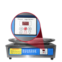 Tout nouveau produit 4000w personnalisé crêpe fabricant crêpe faisant la Machine automatique ronde électrique chauffage Rotation poêle à crêpes