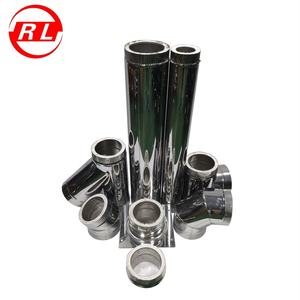 Té en acier inoxydable de 6 "avec couvercle pour <span class=keywords><strong>tuyau</strong></span> de cheminée à <span class=keywords><strong>double</strong></span> <span class=keywords><strong>paroi</strong></span> - Product Image 6