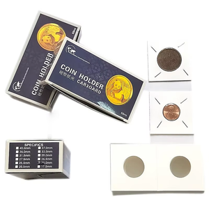 50 Portamonedas de Cartón, Protectores para Colección de Monedas, Organizador de Almacenamiento, Portamonedas de Cartón - Product Image 2