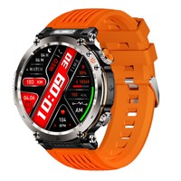 Smartwatch HT30 per Chiamate, Monitoraggio Frequenza Cardiaca, Passi, Sonno, Impermeabile, Torcia LED, Ricarica Wireless, Sportivo